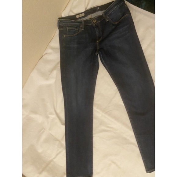 AG Adriano Goldschmied The Stevie Slim Straight Jeans Women's Sz 31R Made in USA - Picture 2 of 16